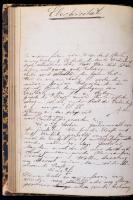 1871-1872 Schuller Alajos (1845-1920) kísérleti fizikus jegyzetei a Heidelbergi Egyetemen töltött id...