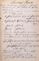 1871-1872 Schuller Alajos (1845-1920) kísérleti fizikus jegyzetei a Heidelbergi Egyetemen töltött id...