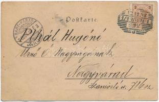 1898 Vienna, Wien; Jubilaums Ausstellung, Pavillon der Stadterweiterungs-Commission / exposition, ci...