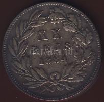 Portugália 1884. 20R T:3