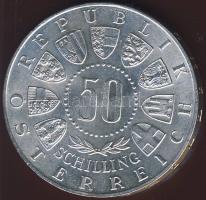 Ausztria 1964. 50Sch Ag "Téli olimpia" T:2