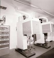 1982 Budapest, Szikra mozi külső-belső felvételei, 5 db szabadon felhasználható vintage negatív, 6x6...