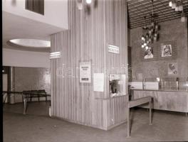 1973 Budapest, Bem mozi külső-belső felvételei, 4 db szabadon felhasználható vintage negatív, 6x7 cm