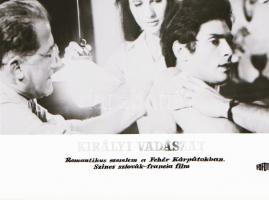 ,,Királyvadászat" című film állóképei, 17 db negatív, ezekről készültek a mozik előcsarnokában ...