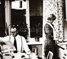 ,,Visszajelzés" című film állóképei, 15 db negatív, ezekről készültek a mozik előcsarnokában ki...