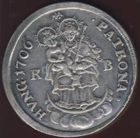 1706KB 1/2Tallér Ag T:2- kis ph.