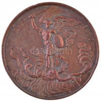 Franciaország 1820. "Dieu nous l'a donné" Br emlékérem Bordeaux hercegének a születés...