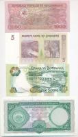 Vegyes: Mozambik 1976. (1961.) 100E "BANCO DE MOCAMBIQUE" felülbélyegzéssel + 1989. 1000M ...