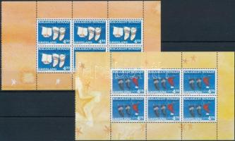 Christmas 2 stamp-booklet sheet, Karácsony 2 db bélyegfüzetlap