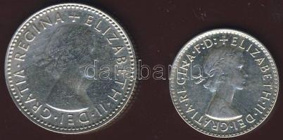 Ausztrália 1953. 6p Ag T:2/3 + 1963. 3P T:1