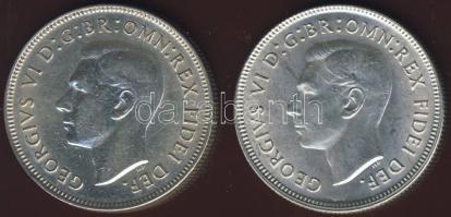 Ausztrália 1951. 1Fl Ag "Jubileum" (2x) T:2