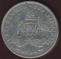 Ausztrália 1910. 1Fl Ag VII.Edvárd T:4 R!