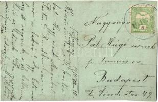 1910 Nagyág, Sacaramb; Kálvária-hegy / mountain, photo (fa)