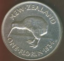 Új-Zéland 1934. 1Fl Ag V.György T:3/3+