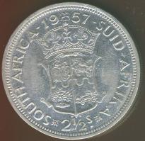 Dél-Afrika 1957. 2 1/2Sh Ag T:3/3+