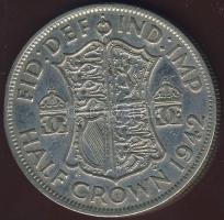 Nagy-Britannia 1942. 1/2Cr Ag T:2/3
