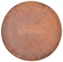 Csontos László (1925-) DN "Dózsa György megkínzása" Br plakett (260g/117mm) T:1 / Hungary ...