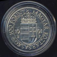 1991. 100Ft "II.János Pál pápa látogatása" T:BU