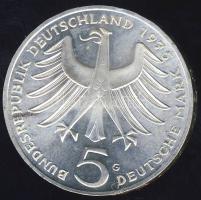 NSZK 1975. 5DM Ag "Schweitzer" T:2