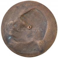 Eölvedy Gachal József (1889-1974) 1965. "Gachal József 76 éves" Br plakett, hátoldalon csa...