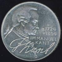 NSZK 1974. 5DM Ag "Kant" T:2