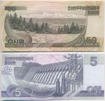 Észak-Korea 1992. 50W + 2002. 5W T:I
North Korea 1992. 50 Won + 2002. 5 Won C:UNC
