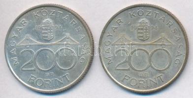 1994. 200Ft Ag "Deák" (2x) T:2