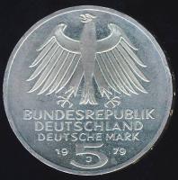 NSZK 1979. 5DM Ag "Archäologisches Institut" T:2