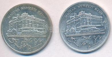 1992. 200Ft Ag "MNB" (2x) T:2