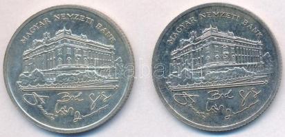 1992. 200Ft Ag "MNB" (2x) T:2