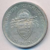 1938. 5P Ag "Szent István" T:2 kis ph.
Adamo P8.1