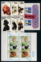 Dogs 24 diff stamps + 1 minisheet + 3 blocks Kutya motívum 24 klf bélyeg, 1 kisív és 3 blokk 2 steck...