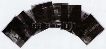 1982 Budapest, PALOTA mozi külső-belső felvételei, 8 db szabadon felhasználható vintage negatív, 6x7...