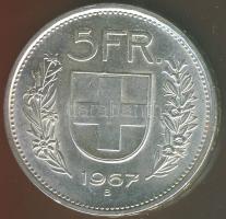 Svájc 1967B 5Fr Ag T:1/2