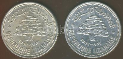 Libanon 1952. 50P Ag (2x) T:2,2-