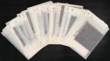 1984 Badacsonyi tájak, épületek, 46 db vintage negatív, szabadon felhasználhatók, 6X7 cm