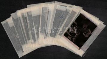 ,,A nap sugárzik szemeidben" című film állóképei, 25 db negatív, ezekről készültek a mozik előc...