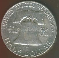 USA 1959. 1/2$ "Franklin" T:3 kis ph