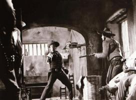 ,,Hét mesterlövész" című film állóképei, 20 db negatív, ezekről készültek a mozik előcsarnokába...