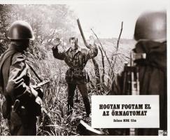 ,,Hogyan fogtam el az őrnagyomat?" című film állóképei, 16 db negatív, ezekről készültek a mozi...