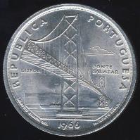 Portugália 1966. 20E Ag "Híd-hajó" T:1