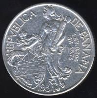 Panama 1934. 5B Ag T:2-/3+
