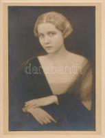 cca 1930 Angelo (1894-1974) aláírt, etikettel jelzett vintage fotóművészeti alkotás, 23x16 cm, karton 27x22 cm