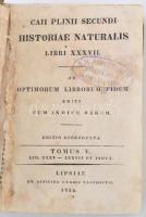 Caii Plinii Secundi Historiae naturalis libri XXXVII. 5.köt.: libri XXXV-XXXVII et index. Lipcse, 18...