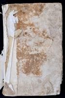 Gvadányi József: A világnak közönséges históriája. 1. köt. Pozsony, 1796, Wéber Simon. Megviselt kar...