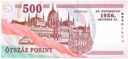 2006. 500Ft "EB" "50. évforduló 1956. október 23.", "MINTA" felülnyomá...
