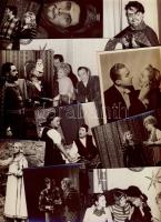 1960-as évek 24db érdekes fotó a Déryné Szinház privát és szinházi életéből