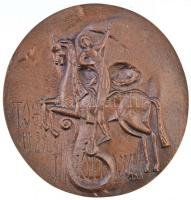 Ligeti Erika (1934-2004) DN "Mogyeszt Petrovics Muszorgszkij" Br plakett (113mm) T:2