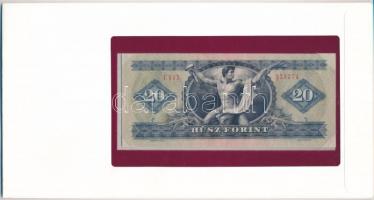 1975. 20Ft "Banknotes of all Nations" lezárt borítékban, bélyeggel és bélyegzéssel T:I