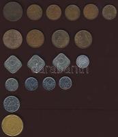 Holland Antillák 1950-es évektől napjainkig 1c 2klf tipusban (5x), 2 1/2 c(4x) 2klf tipusban, 5c 2kl...